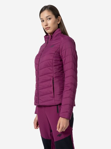 Veste de sport 4F en violet : devant