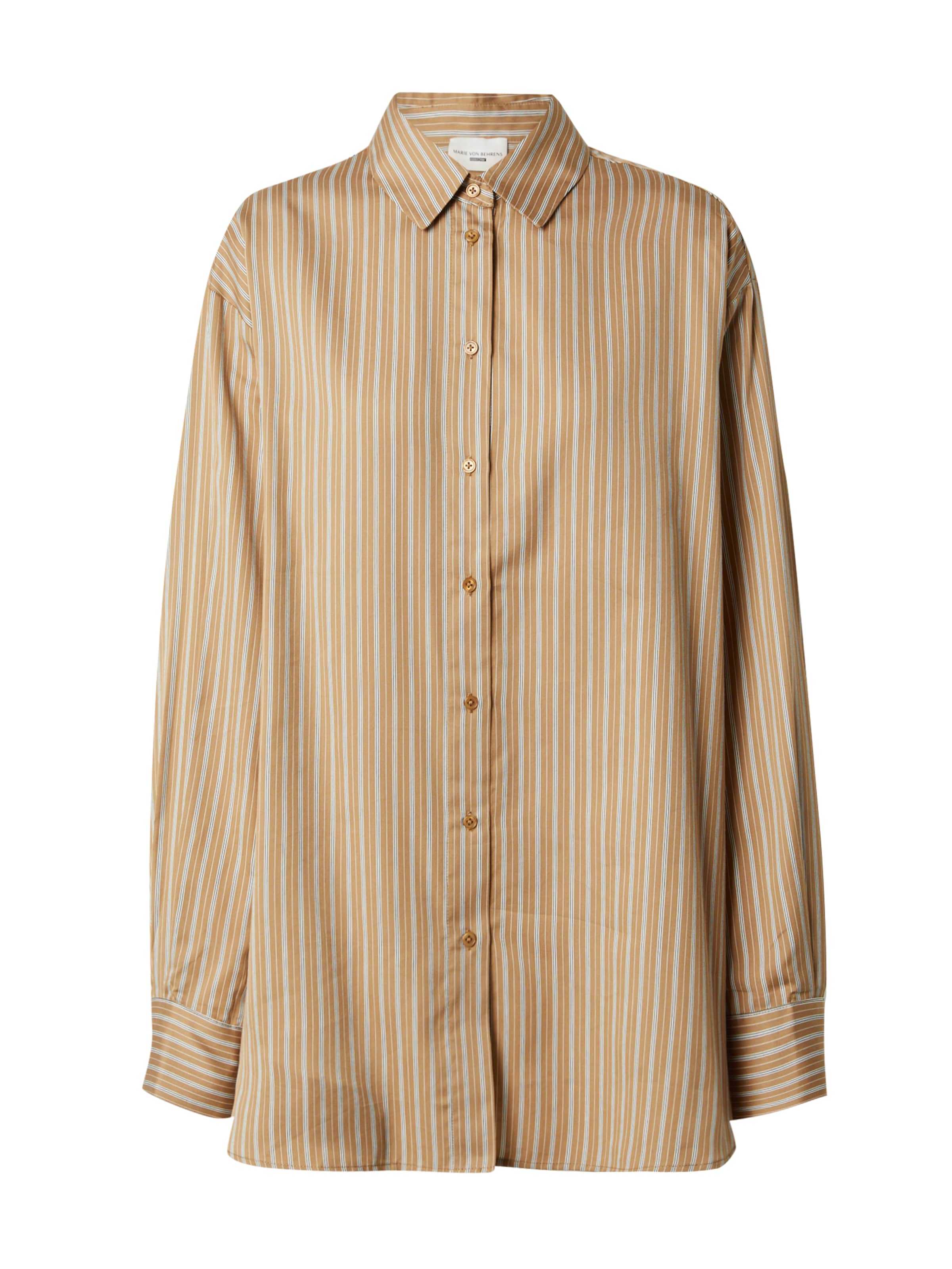 ABOUT YOU x Marie von Behrens Halenka 'Thea' - marine modrá / světle hnědá / bílá, Produkt