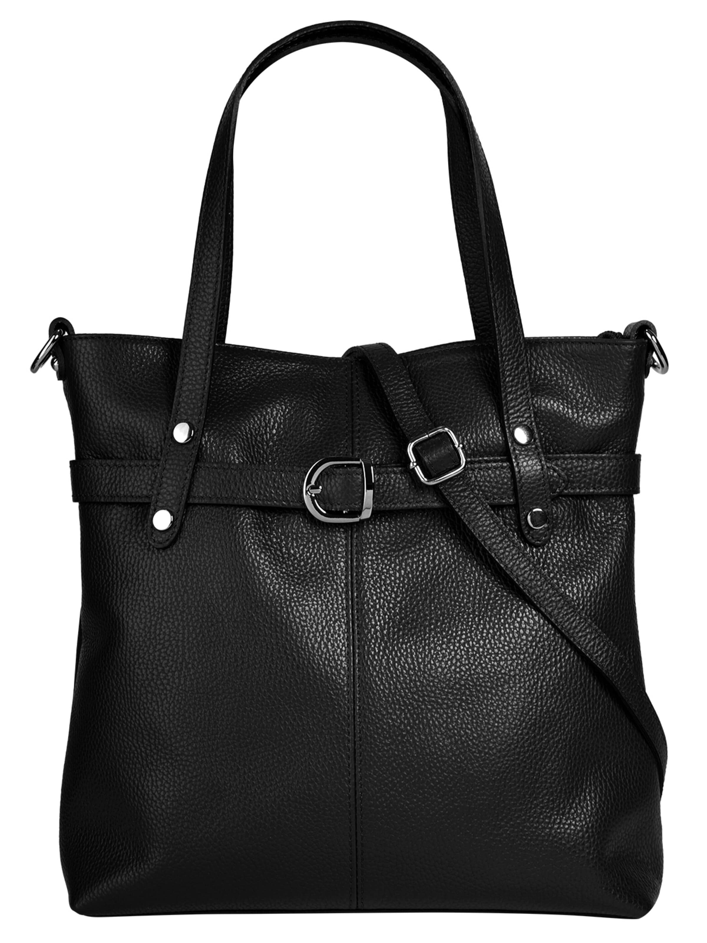 Cabas Cluty en noir : devant