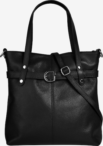 Cabas Cluty en noir : devant