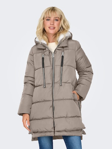 ONLY Wintermantel in Grau: Vorderseite
