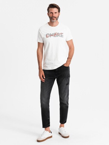 Ombre Shirt in White
