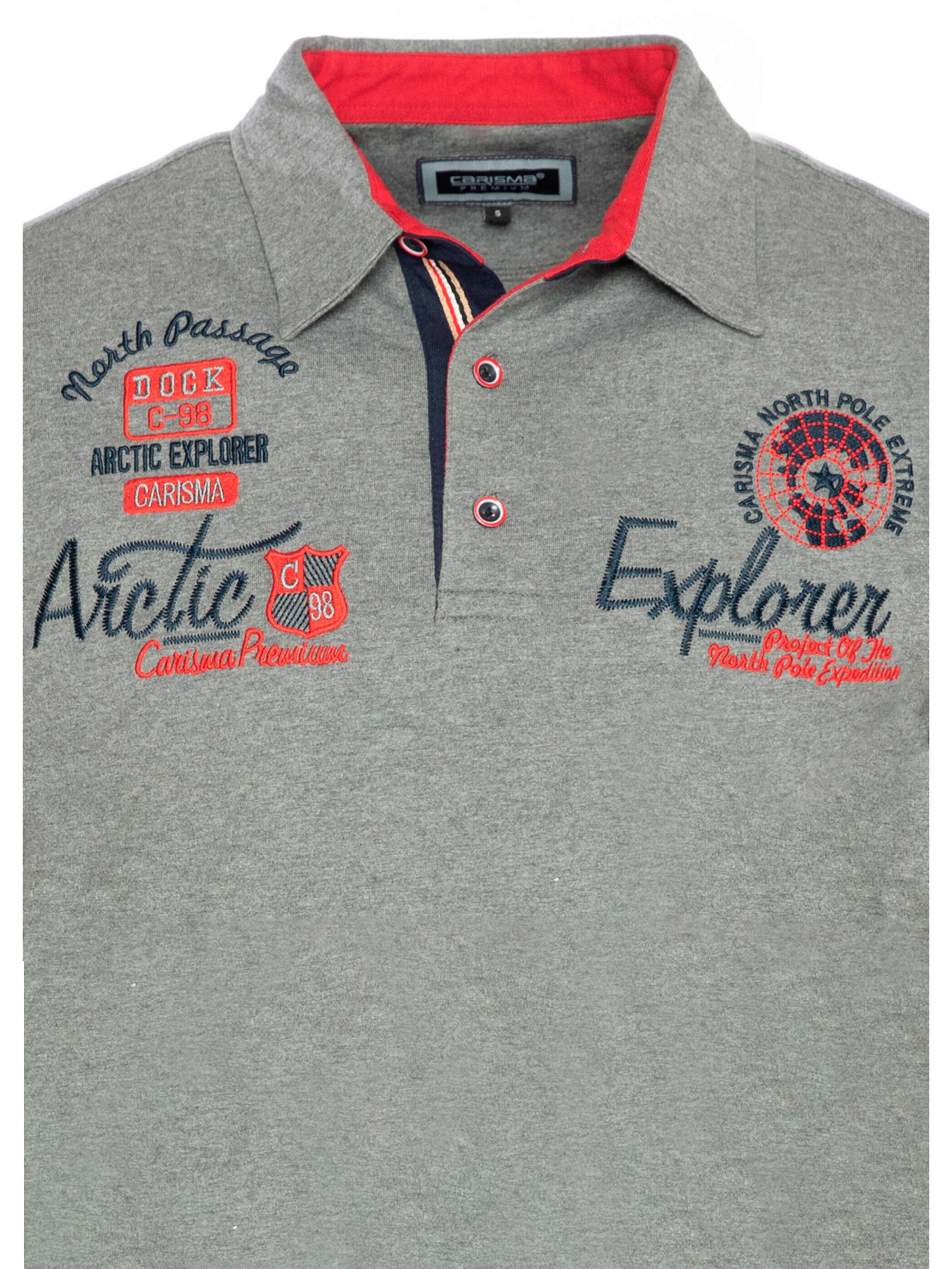 CARISMA Poloshirt in Grau