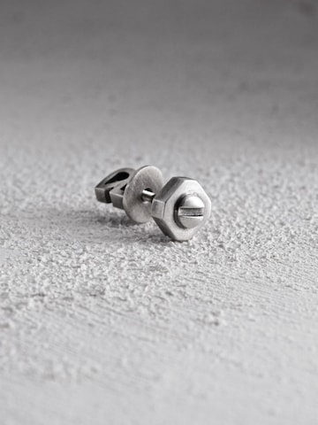 REYTEL Ohrring 'SINGULA' in Silber: Vorderseite