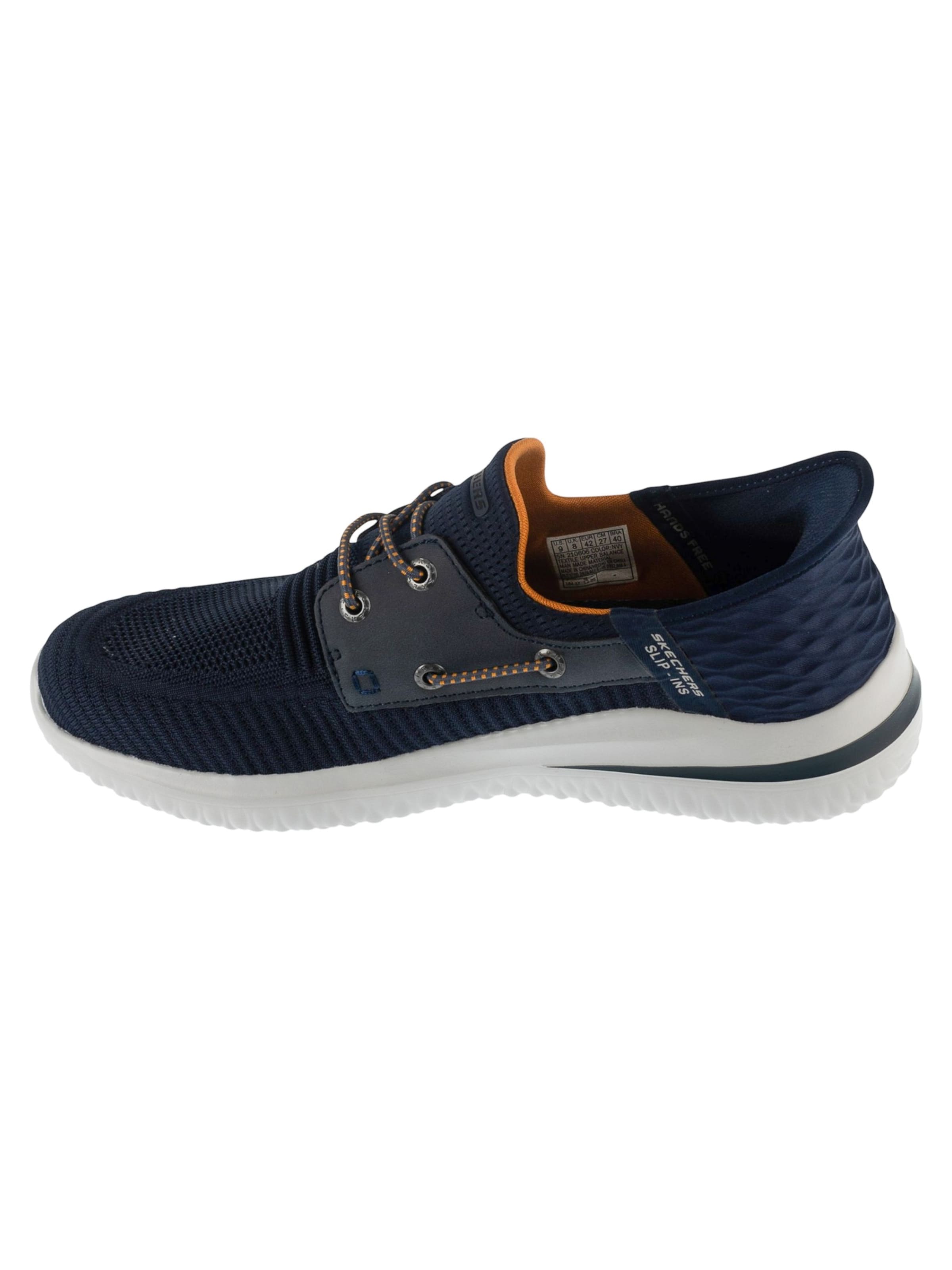 SKECHERS Slip-Ons 'Skechers Slip-Ins: Delson 3.0 - Roth' in Blue: front