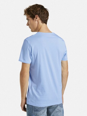 TOM TAILOR Regular Fit T-Shirt in Blau