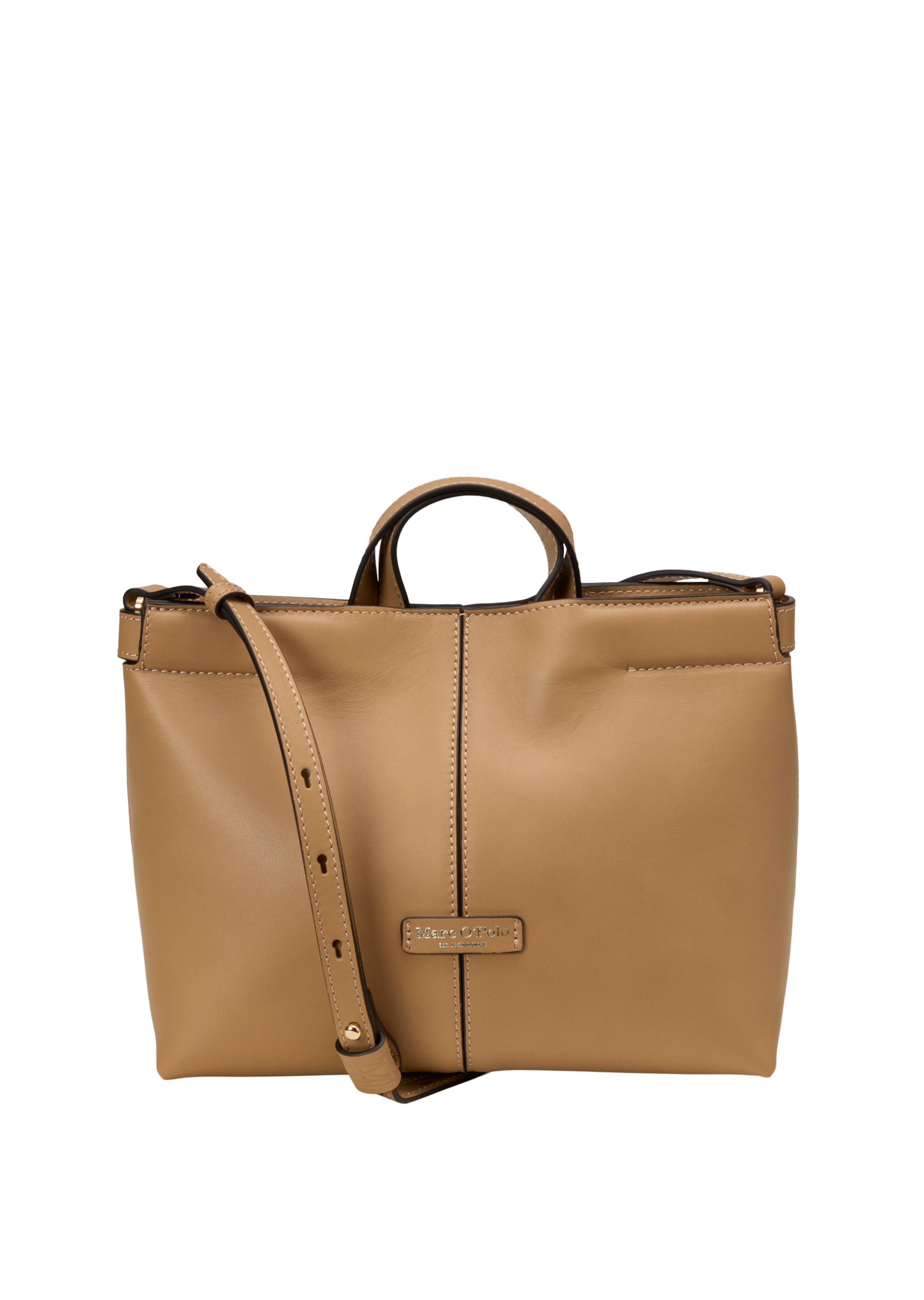 Marc O'Polo Schoudertas in Beige: voorkant