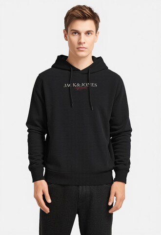 JACK & JONES - Sudadera 'JORBILLYBURG' en negro: frente
