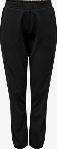 JDY Tapered Cargo trousers 'Mekko' in Black: front