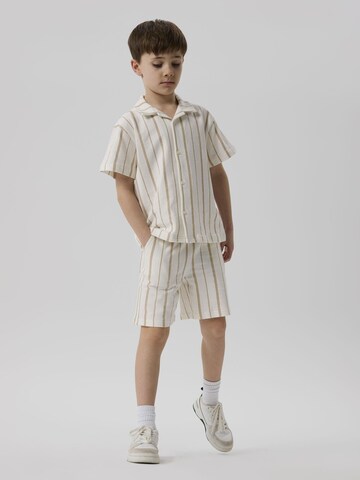 Coupe regular Chemise NAME IT en blanc