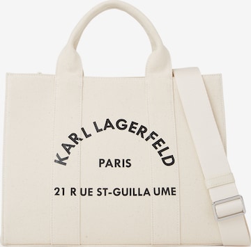 Cabas Karl Lagerfeld en beige : devant