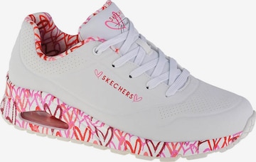 balta SKECHERS Sportbačiai be auliuko 'Uno-Loving Love': priekis