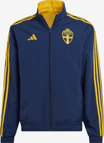 ADIDAS PERFORMANCE Sportjacke 'Schweden Anthem' in Blau: predná strana