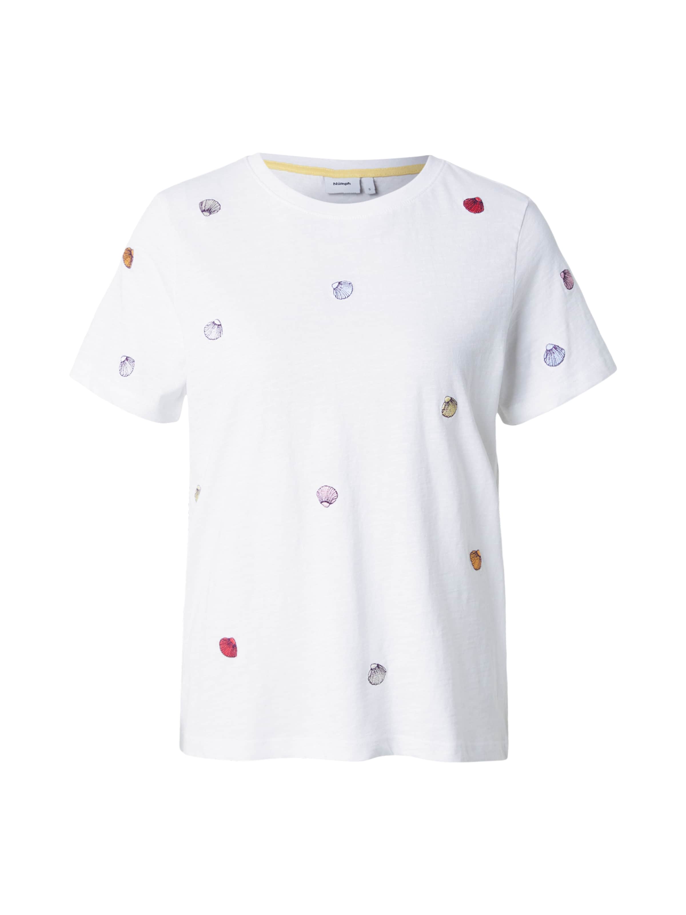 NÜMPH Shirt 'NUShellpa' in White: front