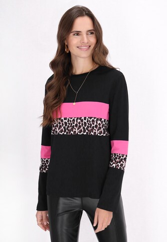 faina - Camisa em preto: frente