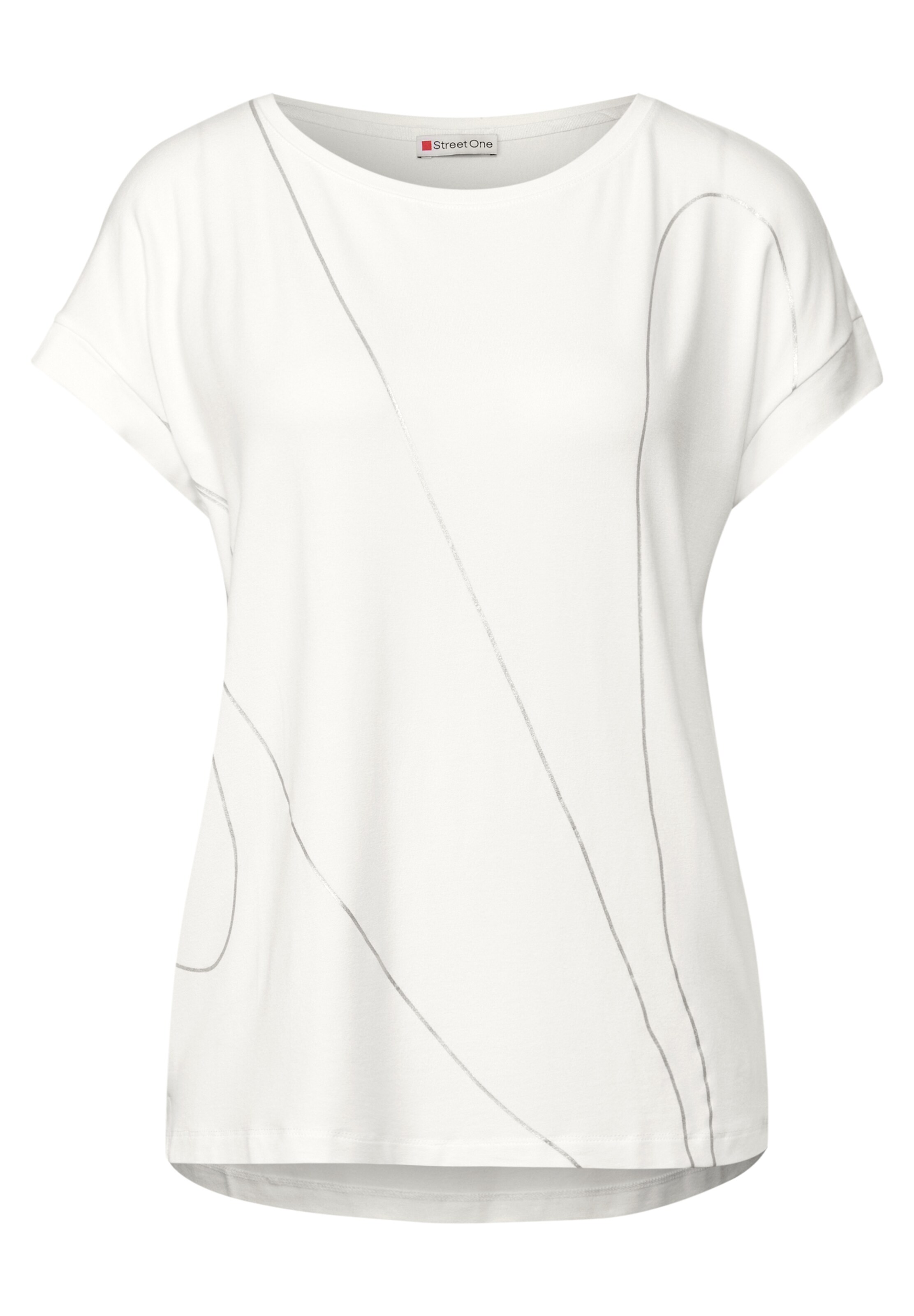 STREET ONE Shirt in White: front