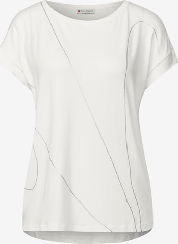 STREET ONE Shirt in White: front