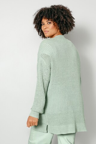 Sara Lindholm Knit Cardigan in Green