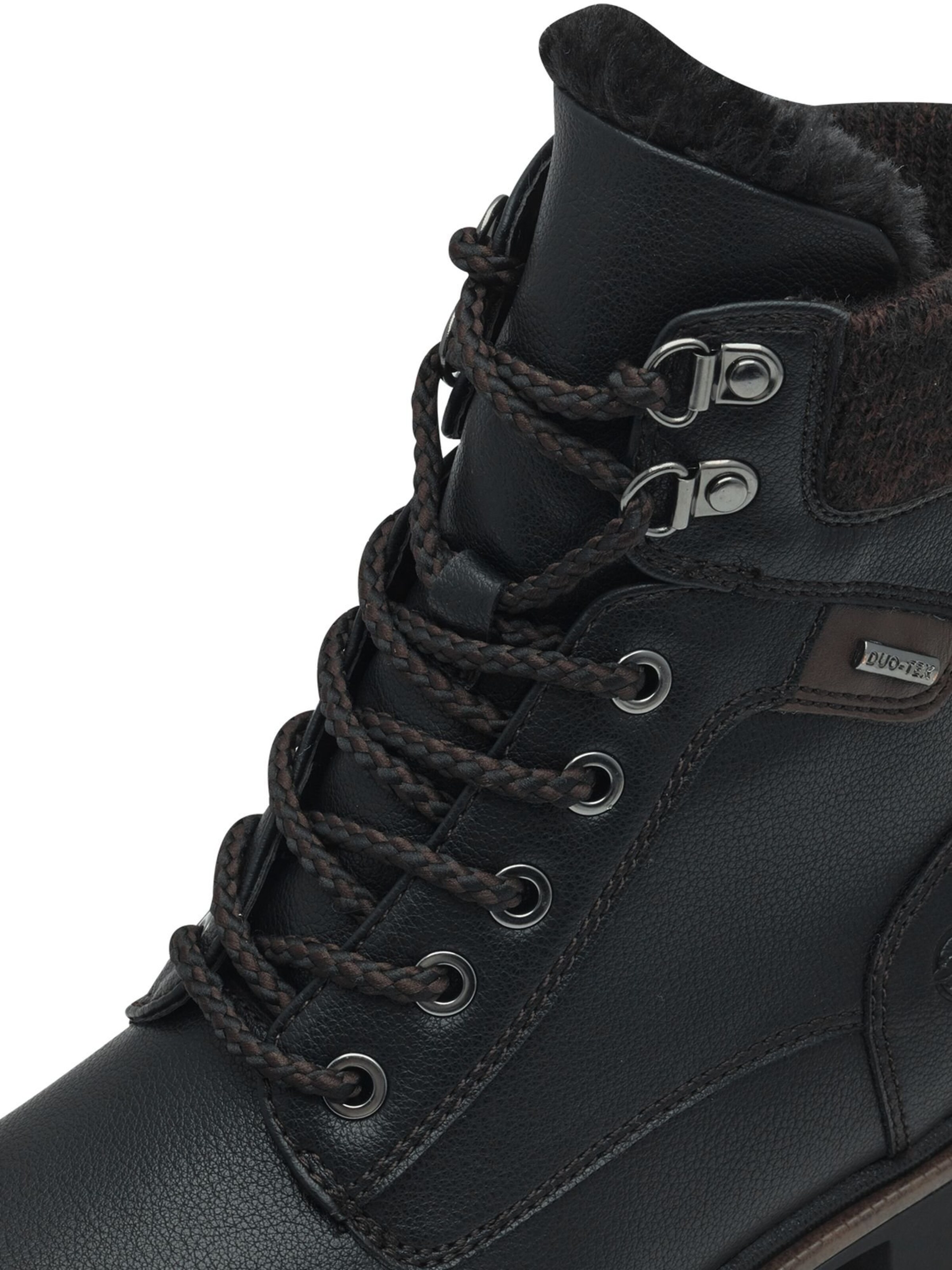 Tamaris Lace-up boot in Green