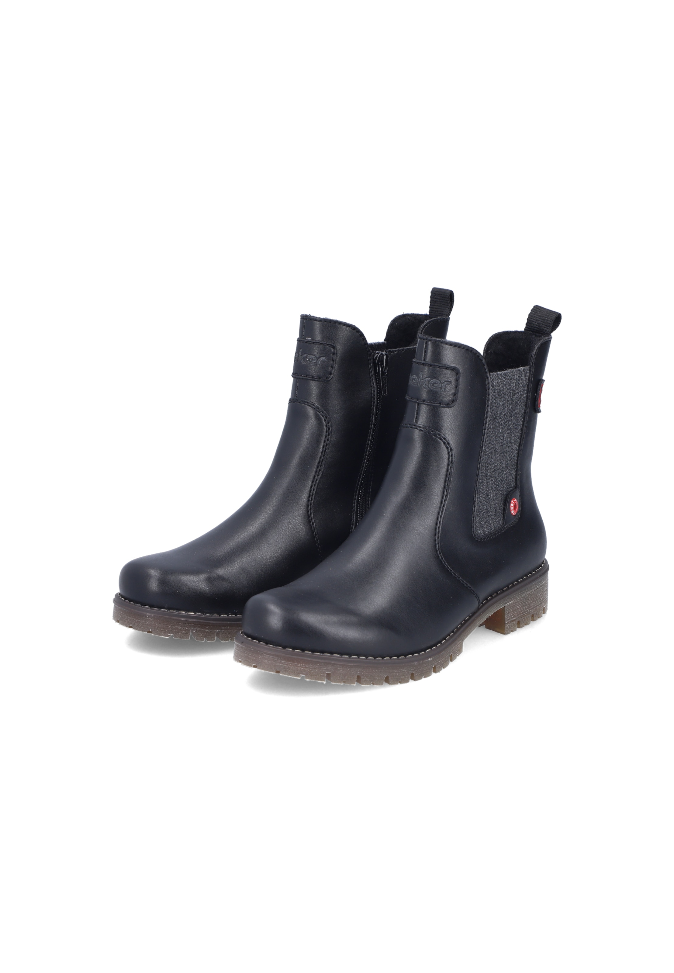 Rieker Chelsea boots in Zwart