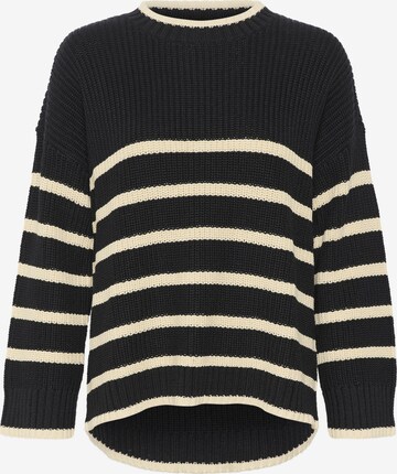 Cream Sweater 'Muka' in Black: front