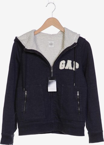 GAP Sweatshirt & Zip-Up Hoodie in S in Blue: front