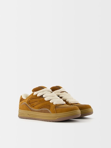 Bershka Sneaker low i brun