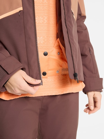 ZIENER Athletic Jacket 'TAWIA-Z' in Brown