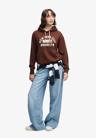 Sweat-shirt 'Vintage Prep' Superdry & Co en marron