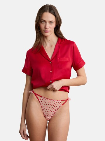 ETAM Thong in Pink: front