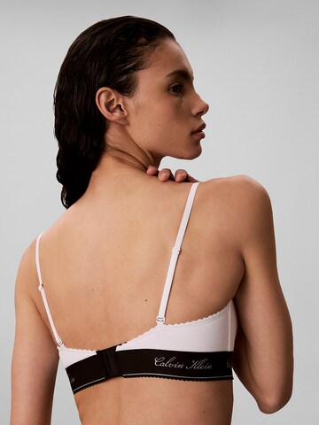 Calvin Klein Bustier BH in Weiß