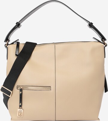 L.CREDI Shoulder Bag 'Jakoba' in Beige: front