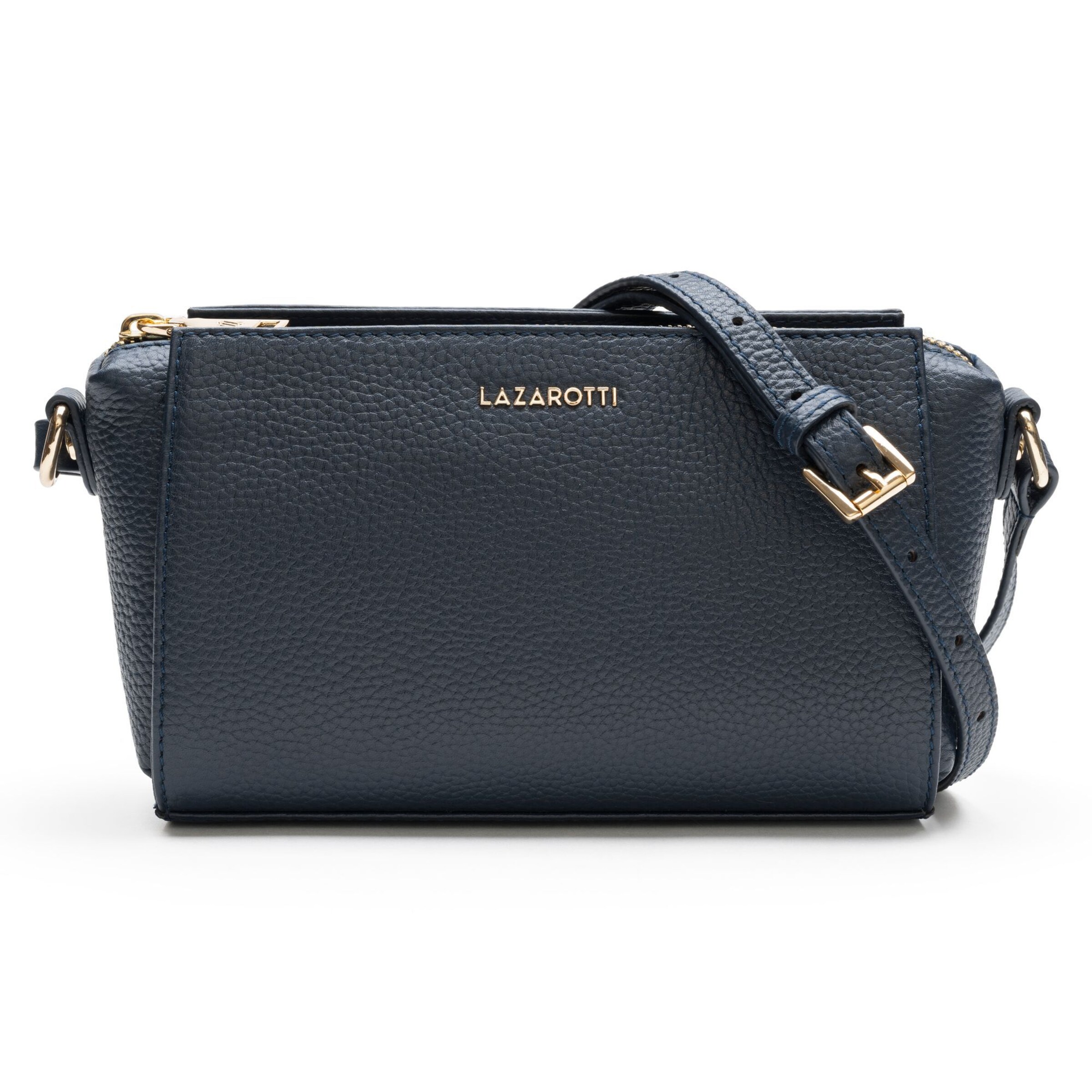 Lazarotti Crossbody bag 'Bologna' in Blue: front