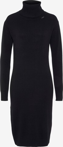 BRUNO BANANI Knitted dress in Black: front