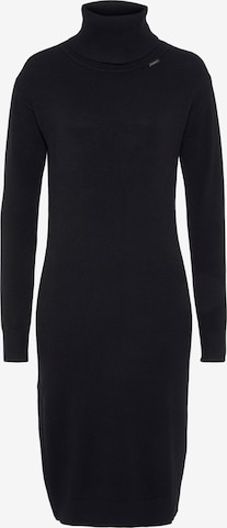 BRUNO BANANI Knitted dress in Black: front