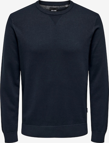 Pullover 'Bovi' di Only & Sons in blu: frontale