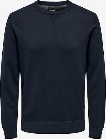 Only & Sons Sweater 'Bovi' in Blue: front