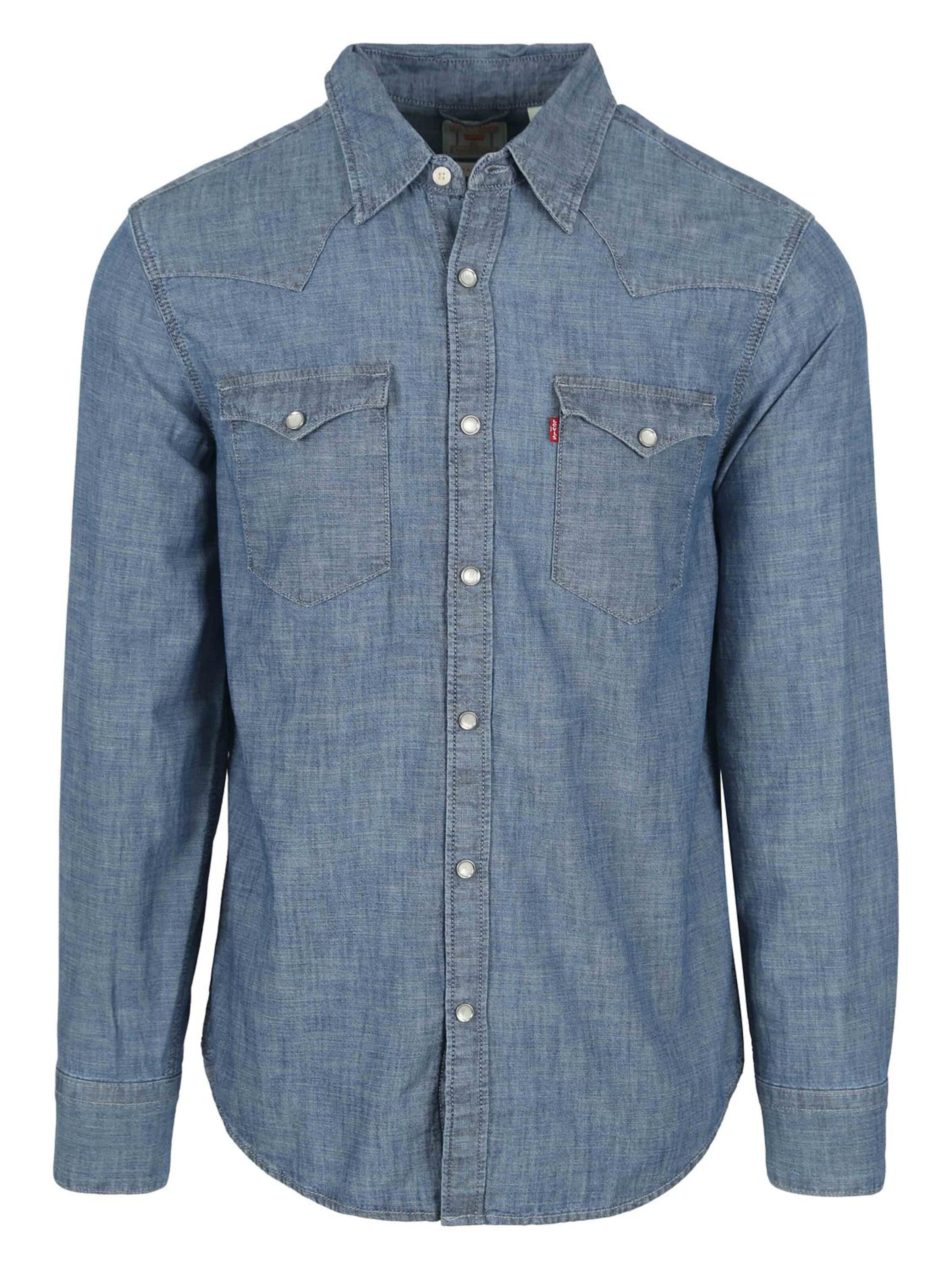 LEVI'S ® Regular Fit Hemd 'Barstow Western'‌‌‌‌‌‌‌ in Blau: Vorderseite