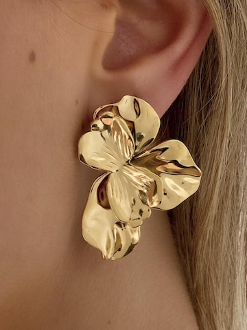 Cala Rose Earrings 'ARISTA' in Gold