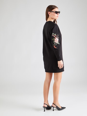 JDY Knitted dress 'PARIS ROSE' in Black