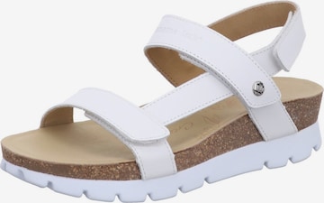 PANAMA JACK - Sandalias 'Sandalette Damen Selma B5 Echtleder in weiß' en blanco: frente