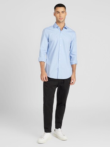 HUGO Slim fit Button Up Shirt 'Koey' in Blue