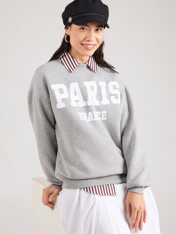 ABOUT YOU Sweatshirt 'Jessie' in Grau: Vorderseite
