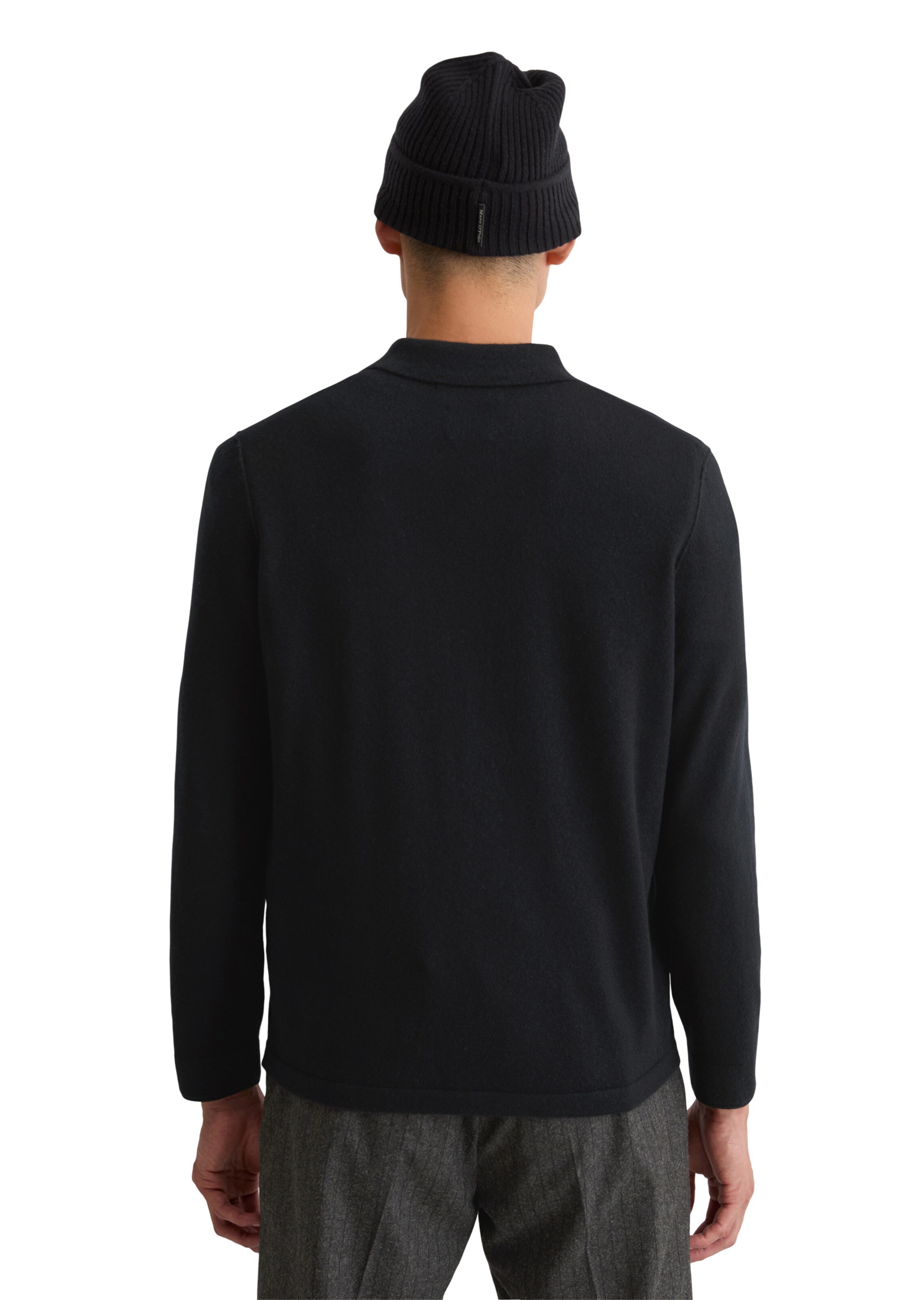 Marc O'Polo Gebreid vest in Zwart