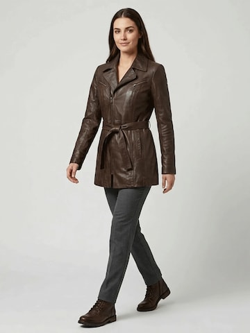 Manteau mi-saison 'Elin' Agamaa en marron