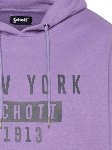 Schott NYC Sweatshirt‌‌‌‌‌‌‌‌‌ in Lila