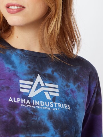 ALPHA INDUSTRIES Тениска в синьо