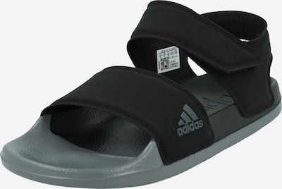 ADIDAS SPORTSWEAR Badeschuh 'Adilette' in grau / schwarz, Produktansicht