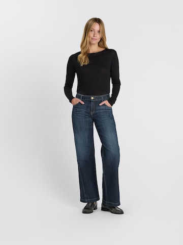 Le Temps Des Cerises Wide leg Jeans in Blauw