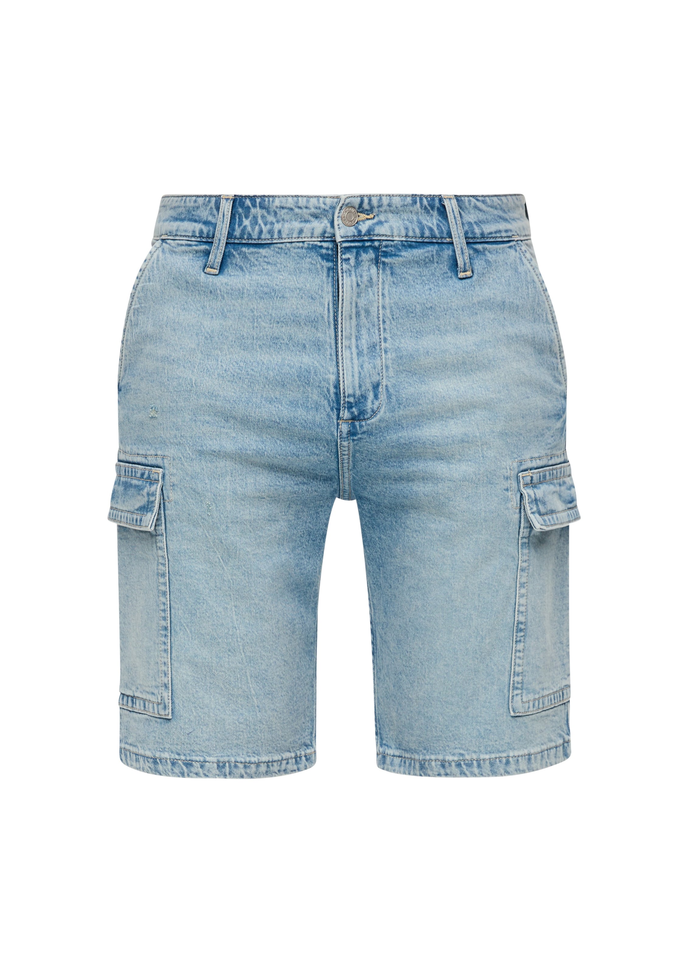 s.Oliver Regular Cargojeans in Blauw: voorkant